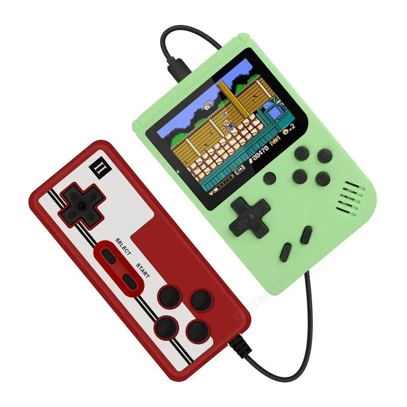 Portable Handheld Gaming Console | 3.0 Display | 400+ Built-in Games | Battery | Dual Player Option | TV Compatible 