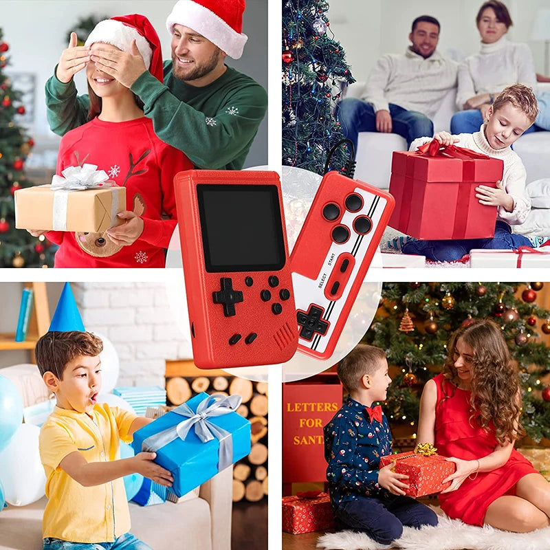 Portable Handheld Gaming Console | 3.0 Display | 400+ Built-in Games | Battery | Dual Player Option | TV Compatible 